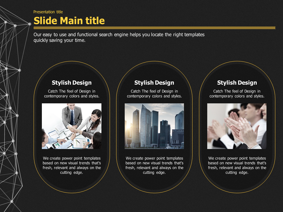 Connection Theme PPT Template Goodpello