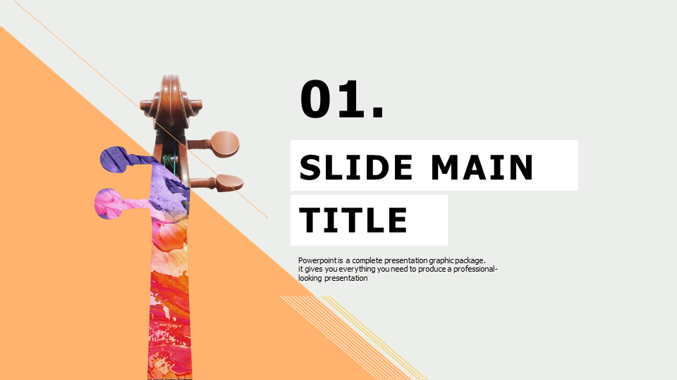 presentation about music