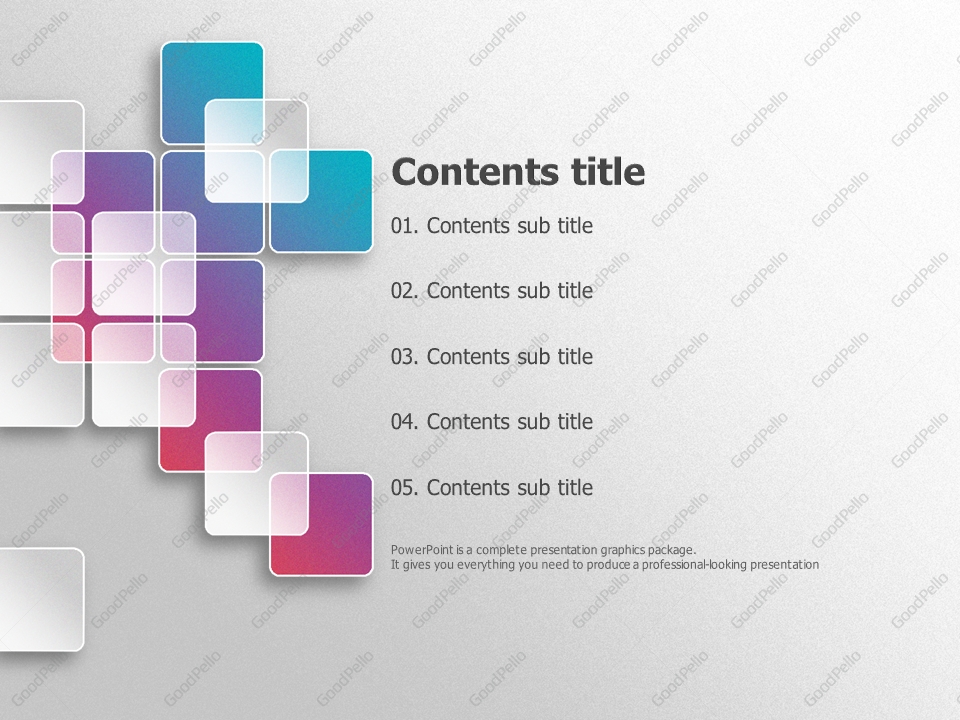Square Pattern PPT Template | Goodpello