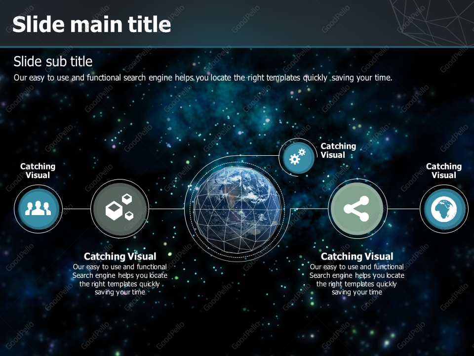 Global Network PowerPoint Template | Goodpello