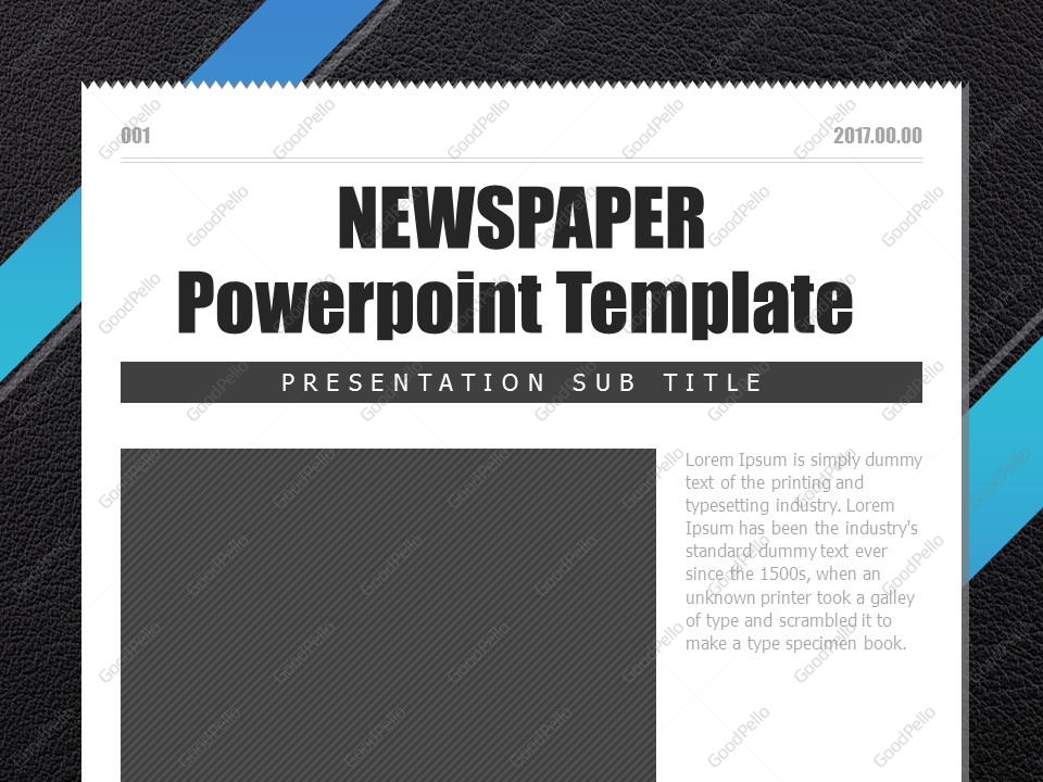 newspaper powerpoint template goodpello newspaper ppt template