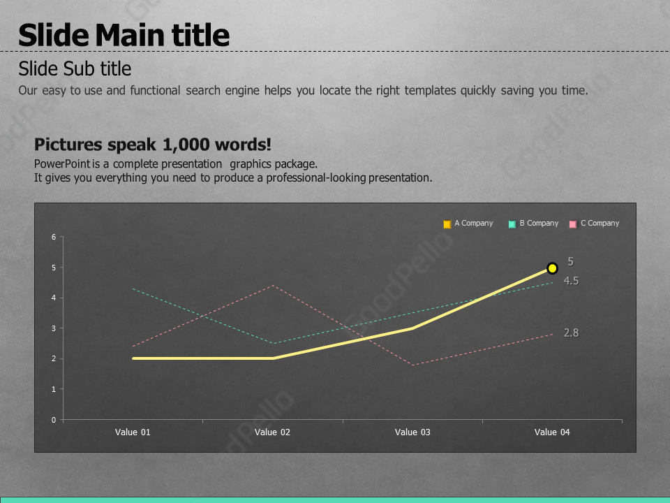 Silhouette PowerPoint 고퀄리티 프레젠테이션 템플릿 굿펠로