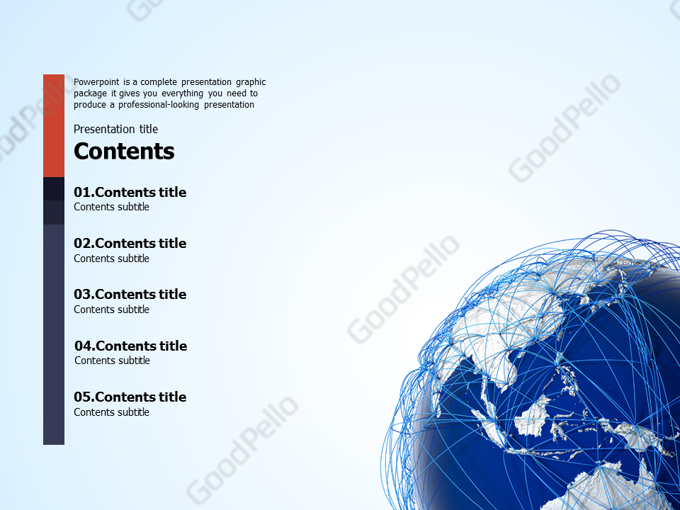 Network PPT Template | 고퀄리티 프레젠테이션 템플릿 굿펠로