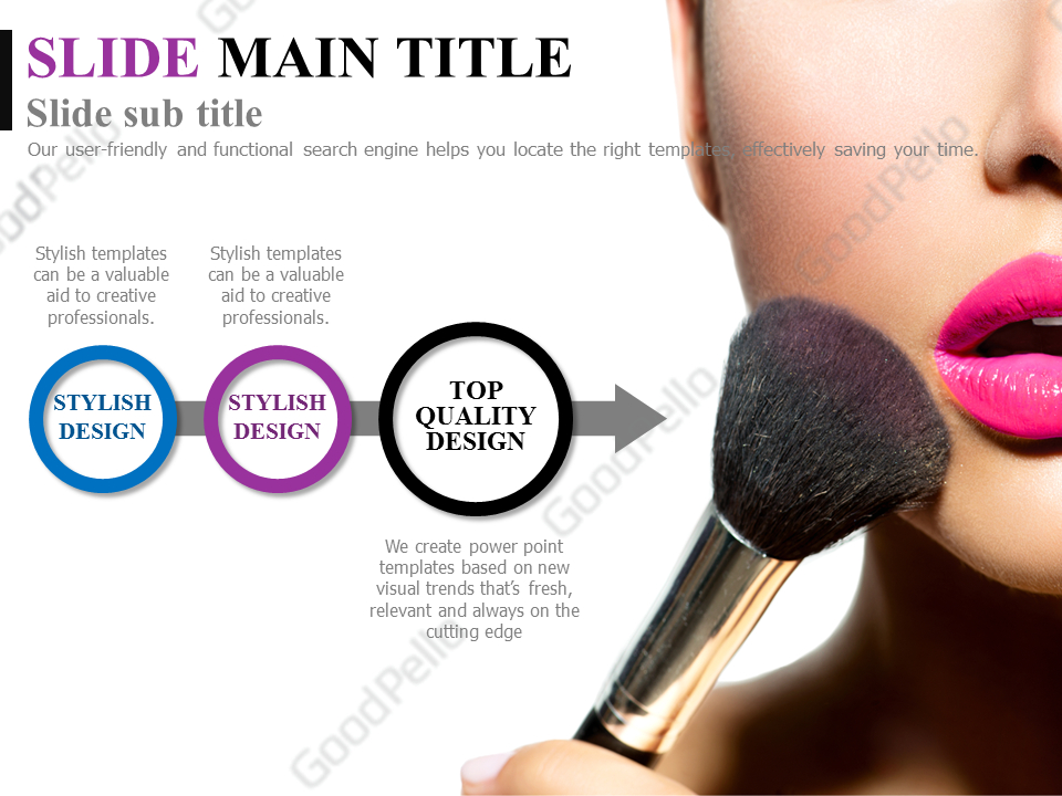 Cosmetic PPT 고퀄리티 프레젠테이션 템플릿 굿펠로