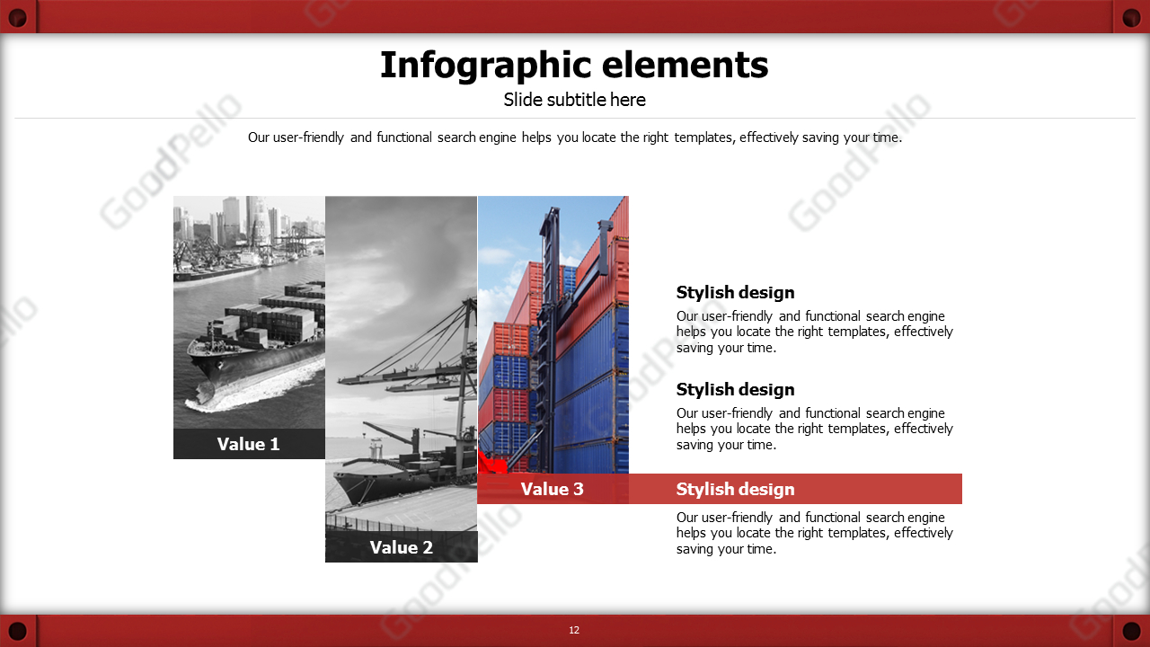 Container PPT Wide 고퀄리티 프레젠테이션 템플릿 굿펠로