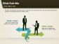 Businessmen Silhouette Diverging Diagram